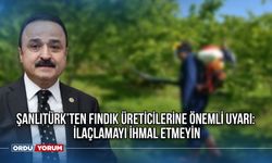 Şanlıtürk’ten Fındık Üreticilerine Önemli Uyarı: İlaçlamayı İhmal Etmeyin