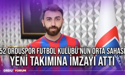 52 Orduspor Futbol Kulübü'nün Orta Sahası, Yeni Takımına İmzayı Attı