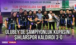 Ulubey'de Şampiyonluk Kupasını Şıhlarspor Kaldırdı 3-0