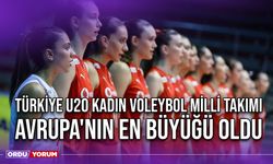 Türkiye U20 Kadın Voleybol Milli Takımı, Avrupa'nın En Büyüğü Oldu