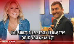 Ünlü Sanatçı Gülben Ergen ile Ulaş Tepe Çocuk Parkı İçin Anlaştı