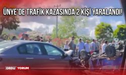 Ünye'de trafik kazasında 2 kişi yaralandı! Son 1 haftada tarım araçlarının karıştığı 3. kaza oldu