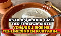 Usta aşçıların gizli silahı açığa çıktı! Yoğurdu ekşime tehlikesinden kurtarın...