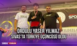 Ordulu Yaser Yılmaz, Sivas'ta Türkiye Üçüncüsü Oldu