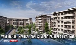 Yeni Mahall Kentsel Dönüşüm Projesi Hızla İlerliyor