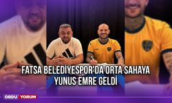 Fatsa Belediyespor'da Orta Sahaya Yunus Emre Geldi