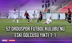 52 Orduspor Futbol Kulübü'nü Eski Golcüsü Yıktı 1-1