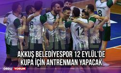 Akkuş Belediyespor 12 Eylül'de Kupa İçin Antrenman Yapacak