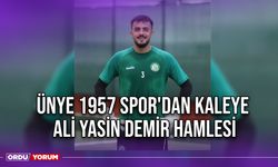 Ünye 1957 Spor'dan Kaleye Ali Yasin Demir Hamlesi