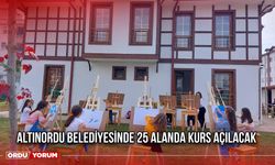 Altınordu Belediyesinde 25 Alanda Kurs Açılacak