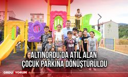 Altınordu’da Atıl Alan, Çocuk Parkına Dönüştürüldü