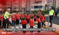 Altınordu Belediyesinden Öğrencilere Trafik Eğitimi