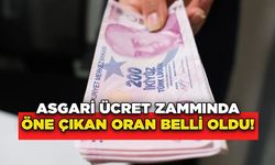 Asgari Ücret Zammında Öne Çıkan Oran Belli Oldu!