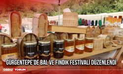 Gürgentepe’de Bal ve Fındık Festivali Düzenlendi