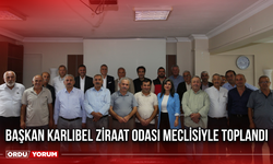 Başkan Karlıbel Ziraat Odası Meclisiyle Toplandı