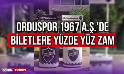 Orduspor 1967 A.Ş.'de Biletlere Yüzde Yüz Zam