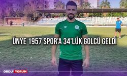 Ünye 1957 Spor'a 34'lük Golcü Geldi