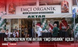 Altınordu’nun Yeni Aktarı “Emçi Organik” Açıldı