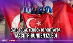 Emre Çolak Yeniden Deportivo'da, Maçı Tribünden İzledi