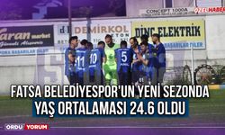 Fatsa Belediyespor'un Yeni Sezonda Yaş Ortalaması 24.6 Oldu