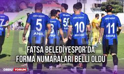 Fatsa Belediyespor'da Forma Numaraları Belli Oldu