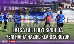 Fatsa Belediyespor'da Yeni Hafta Hazırlıkları Sürüyor