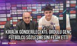 Kiralık Gönderilecekti, Ordulu Genç Futbolcu Sözleşmesini Fesih Etti