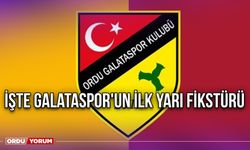 İşte Galataspor'un İlk Yarı Fikstürü