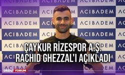 Çaykur Rizespor A.Ş., Rachid Ghezzal'ı Açıkladı