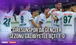 Giresunspor'da Gençler Sezonu Galibiyetle Açtı 1-0