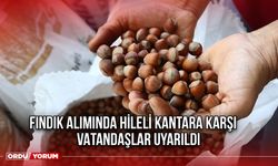 Fındık Alımında Hileli Kantara Karşı Vatandaşlar Uyarıldı