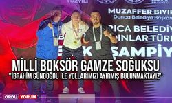 Milli Boksör Gamze Soğuksu ''İbrahim Gündoğdu İle Yollarımızı Ayırmış Bulunmaktayız''