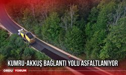 Kumru-Akkuş Bağlantı Yolu Asfaltlanıyor