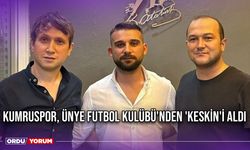 Kumruspor, Ünye Futbol Kulübü'nden 'Keskin'i Aldı