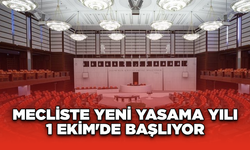 Mecliste yeni yasama yılı 1 Ekim'de başlıyor