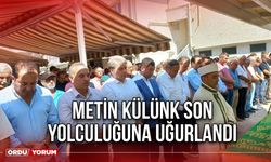 Metin Külünk Son Yolculuğuna Uğurlandı