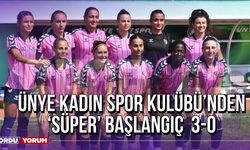 Ünye Kadın Spor Kulübü’nden ‘Süper’ Başlangıç  3-0