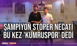 Şampiyon Stoper Necati Bu Kez 'Kumruspor' Dedi