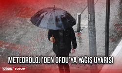 Meteoroloji’den Ordu’ya Yağış Uyarısı