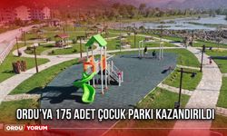 Ordu’ya 175 Adet Çocuk Parkı Kazandırıldı