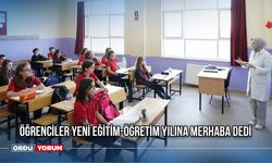 Öğrenciler yeni eğitim-öğretim yılına merhaba dedi