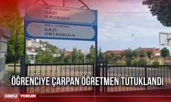 Öğrenciye Çarpan Öğretmen Tutuklandı