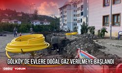 Gölköy’de Evlere Doğal Gaz Verilmeye Başlandı