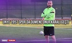 Ünye 1957 Spor'da Dümene Onur Karalı Geçti