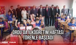 Ordu’da İlköğretim Haftası Törenle Başladı