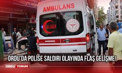 Ordu'da polise saldırı olayında flaş gelişme!