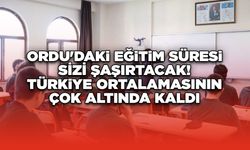 Ordu'daki Eğitim Süresi Sizi Şaşırtacak! Türkiye Ortalamasının Çok Altında Kaldı