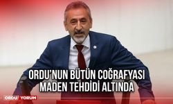 Ordu’nun Bütün Coğrafyası Maden Tehdidi Altında