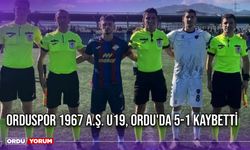 Orduspor 1967 A.Ş. U19, Ordu'da 5-1 Kaybetti