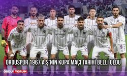 Orduspor 1967 A.Ş’nin Kupa Maçı Tarihi Belli Oldu